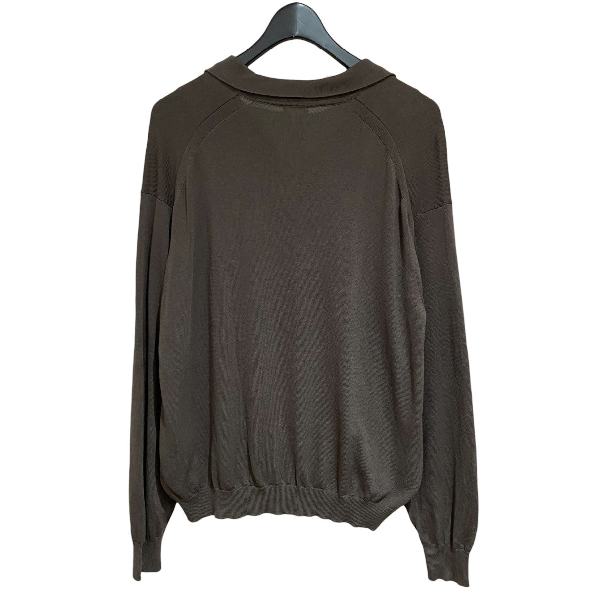 Open collar knit shirtカーディガン2503-046 Open collar knit shirt