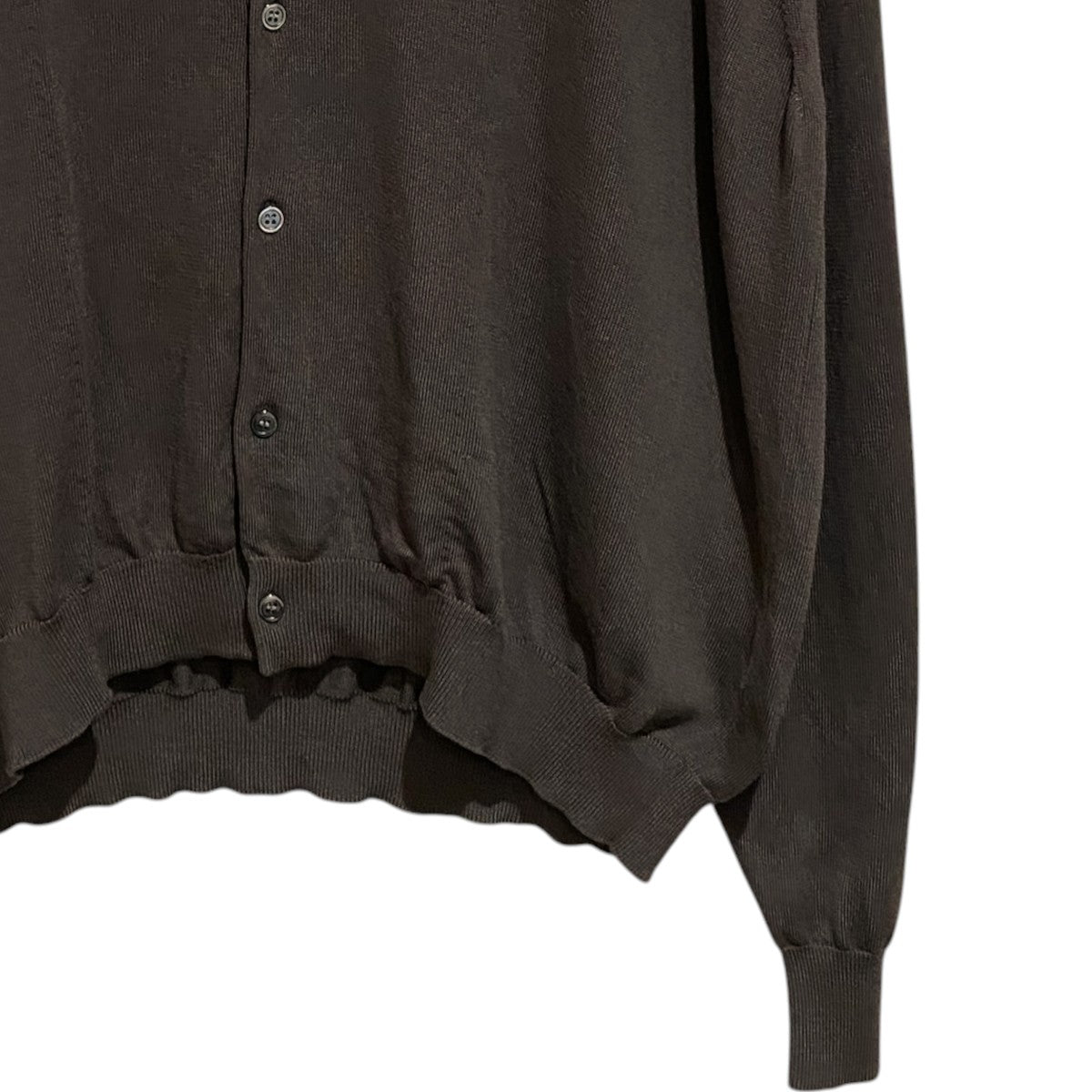 Open collar knit shirtカーディガン2503-046 Open collar knit shirt