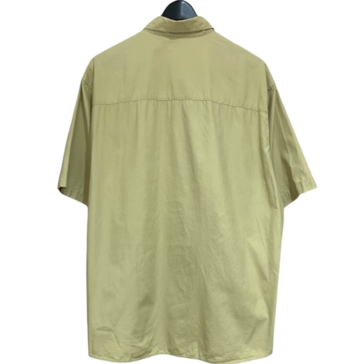 WASHED FINX TWILL HALF SLEEVED BIG SHIRTSA20SS10TN