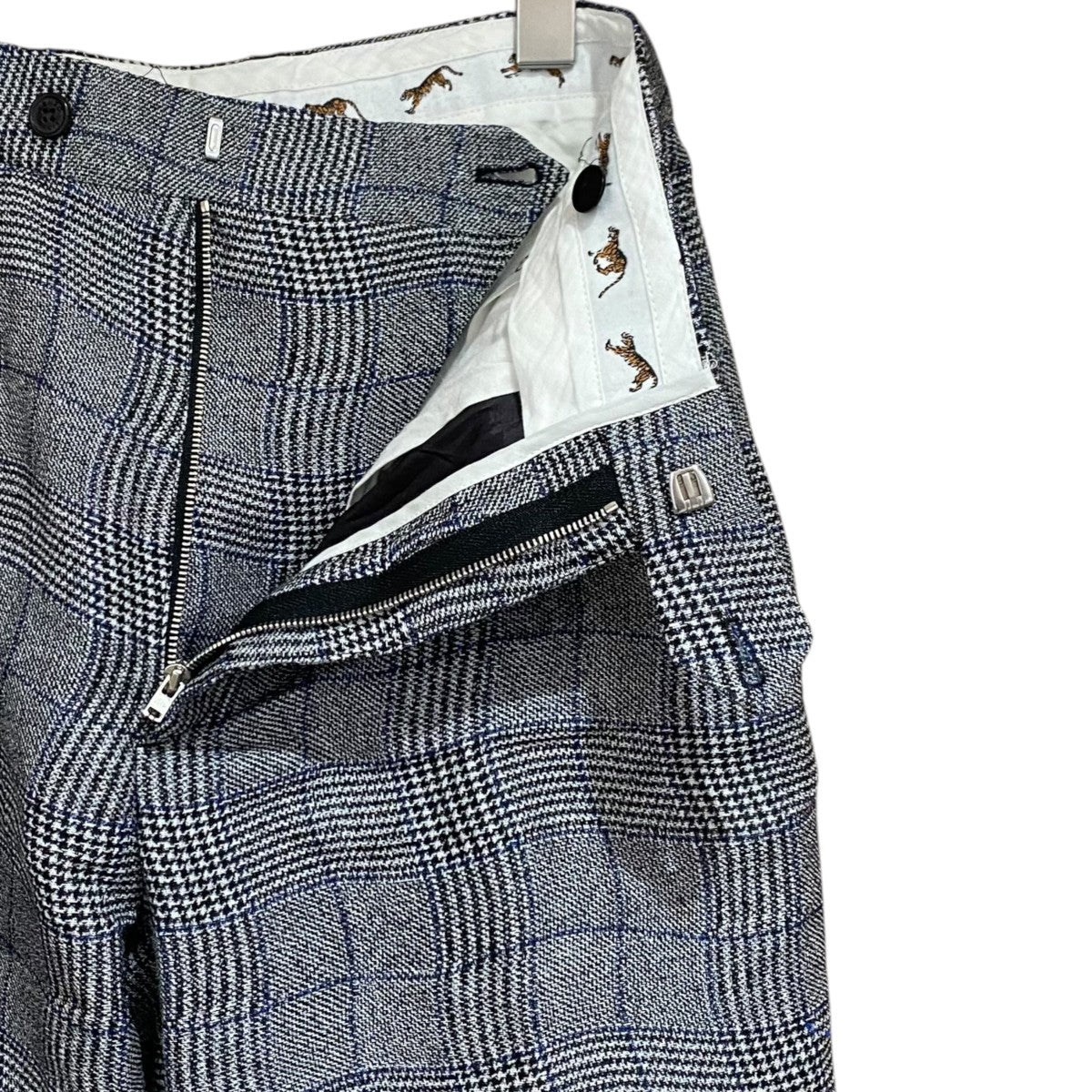 WAVY CHECK SLIM PANTチェックパンツFD55PA1069JB