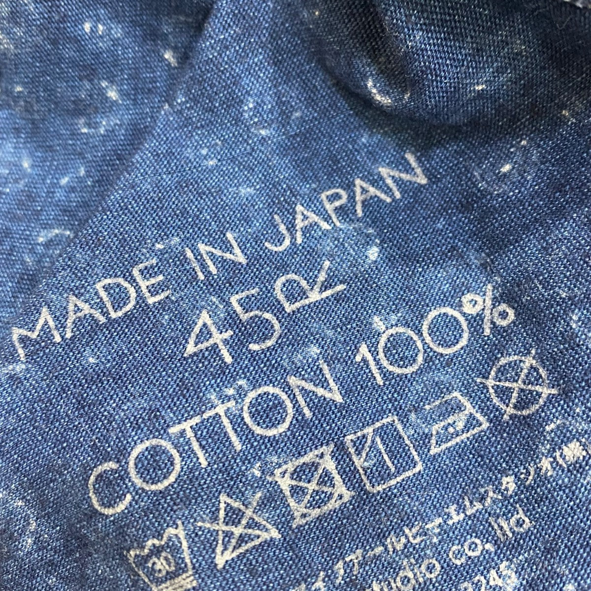 小紋柄カットソー