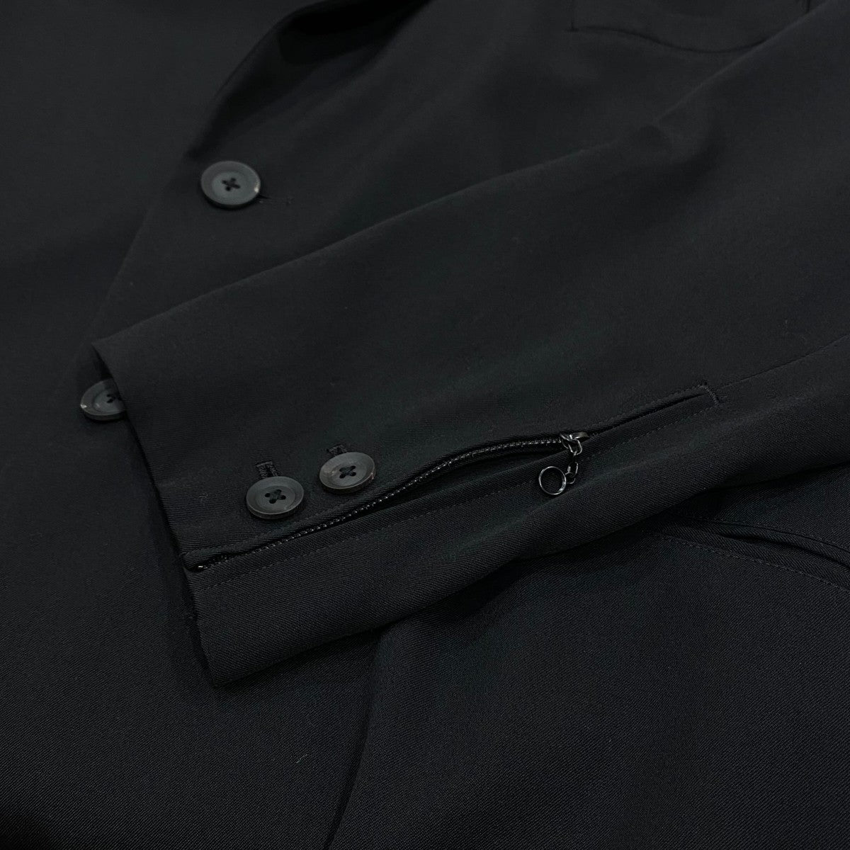 WOOL GABARDINE DOUBLE BUTTON JACKETテーラードジャケットHK-J04-100