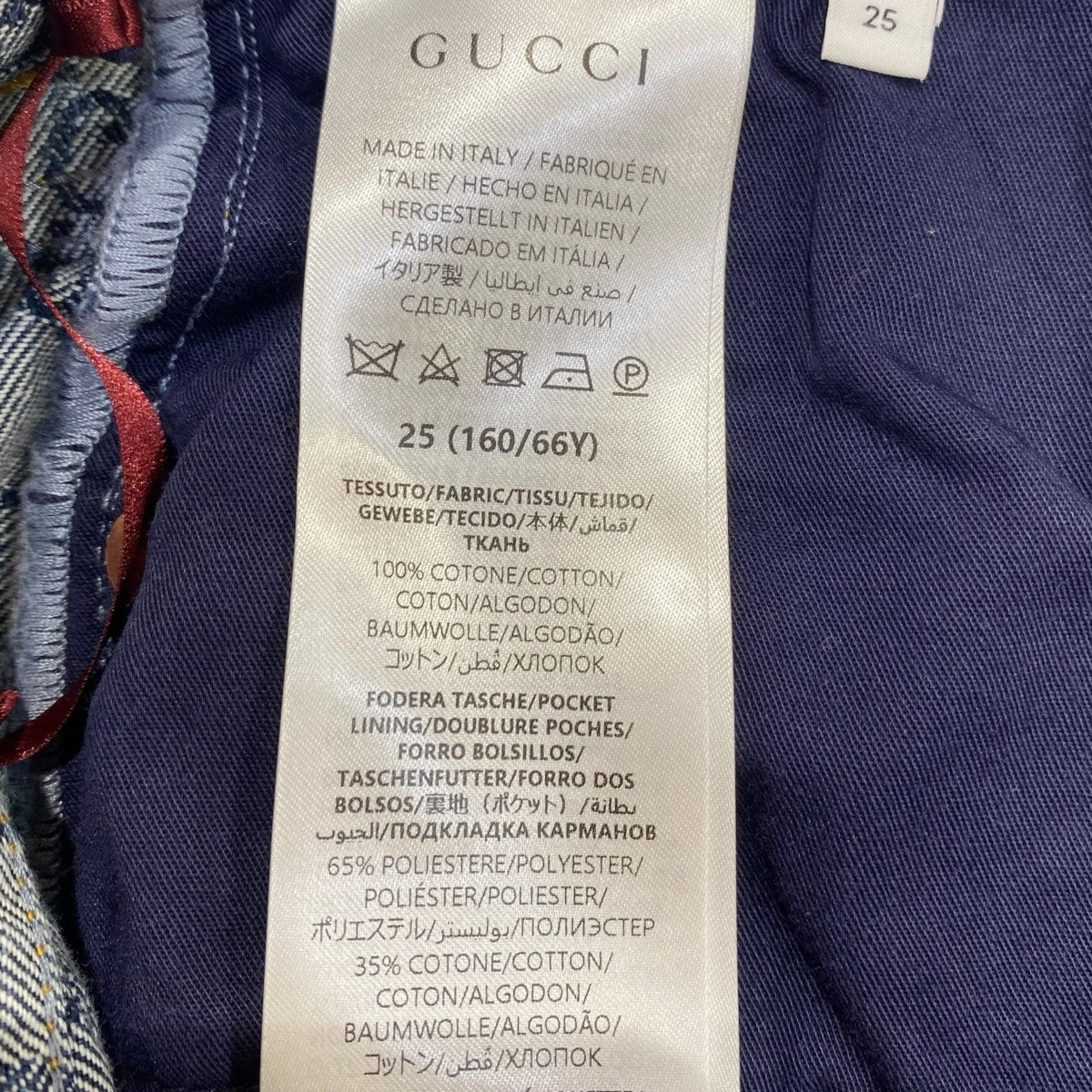 GUCCI(グッチ) デニムショートパンツ782163 GG 782163 GG インディゴ