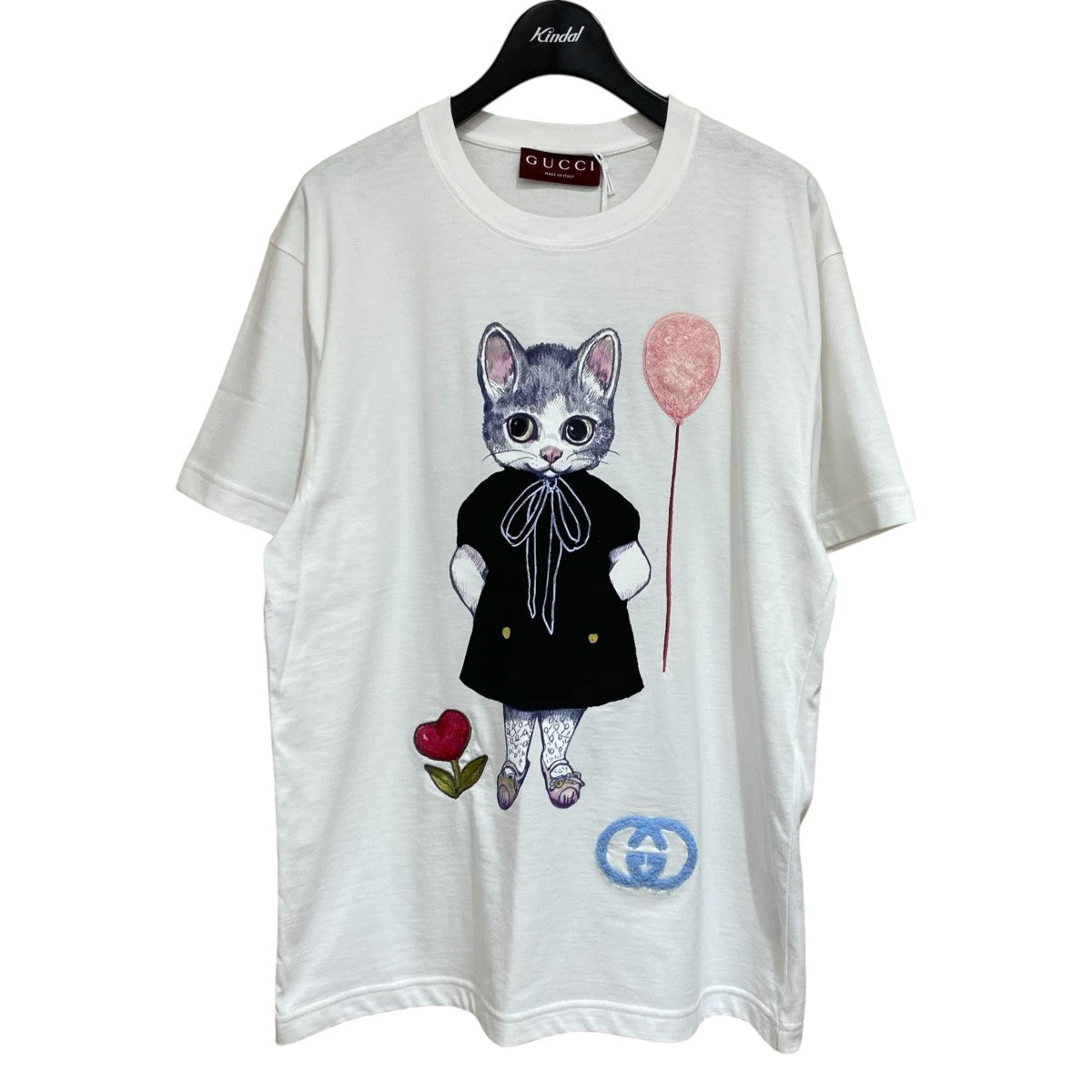 GUCCI×ヒグチユウコ 猫プロントTシャツ837959 837959 ホワイト サイズ
