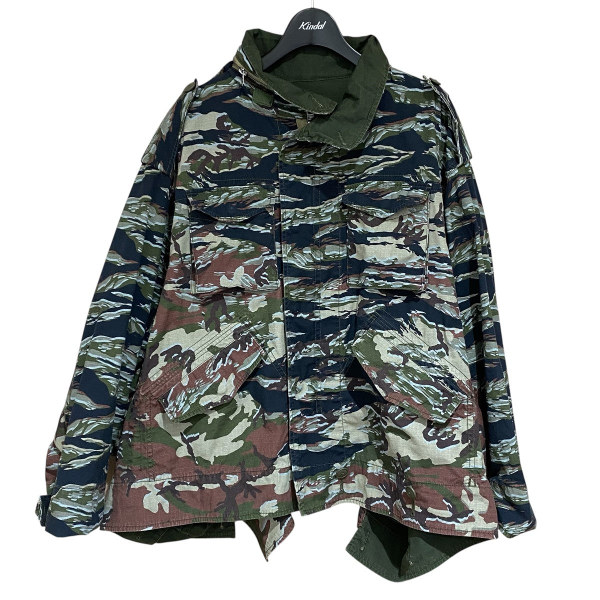 ALPHA×beautiful people 26SSdouble-end camouflage field