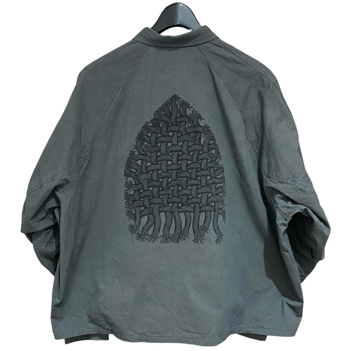 Oversized Back Rope Printバックロープ長袖シャツ988