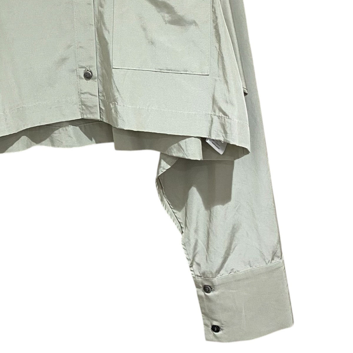 Slit Sleeves Cropped Shirt26S63203