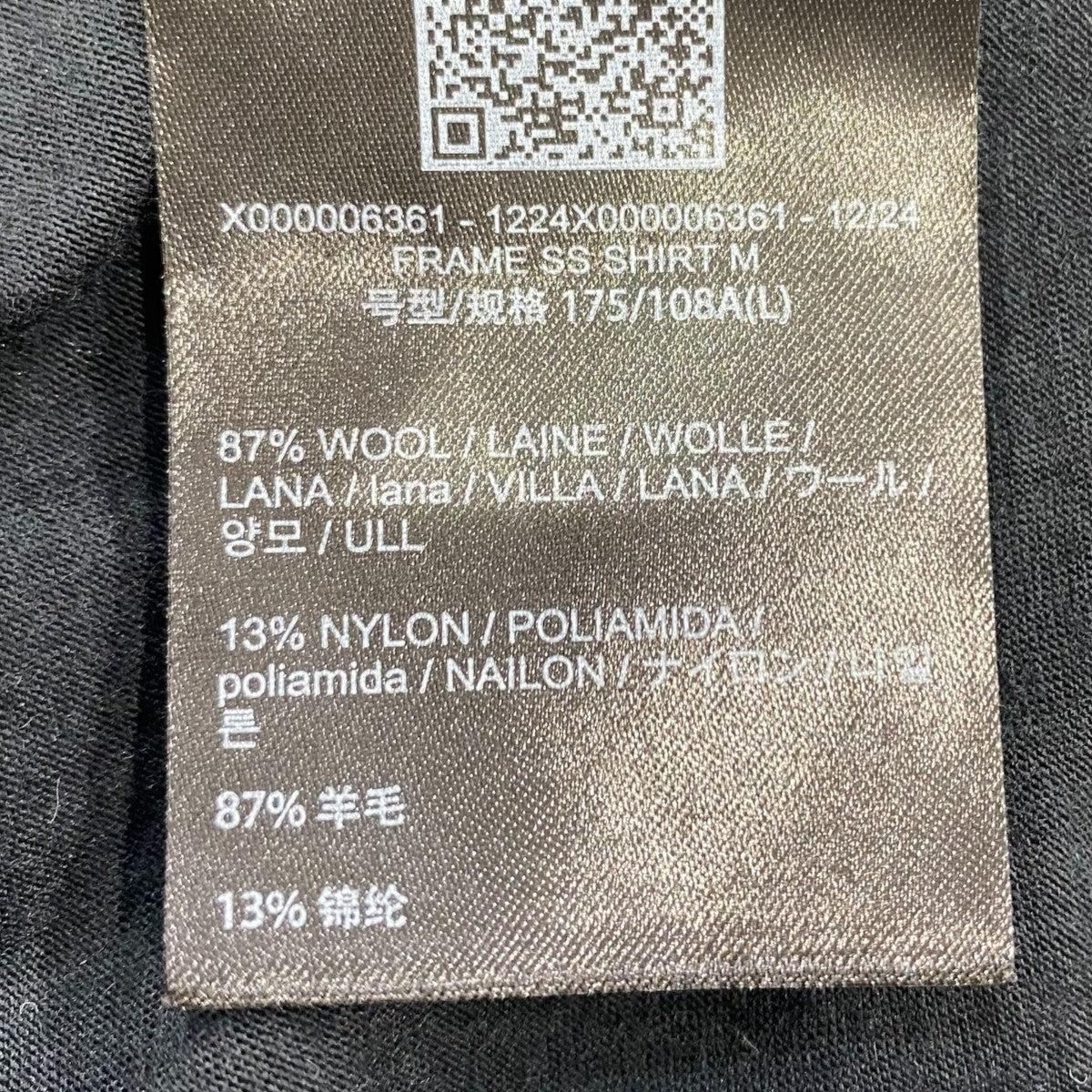 FRAME SS SHIRTTシャツX000006361