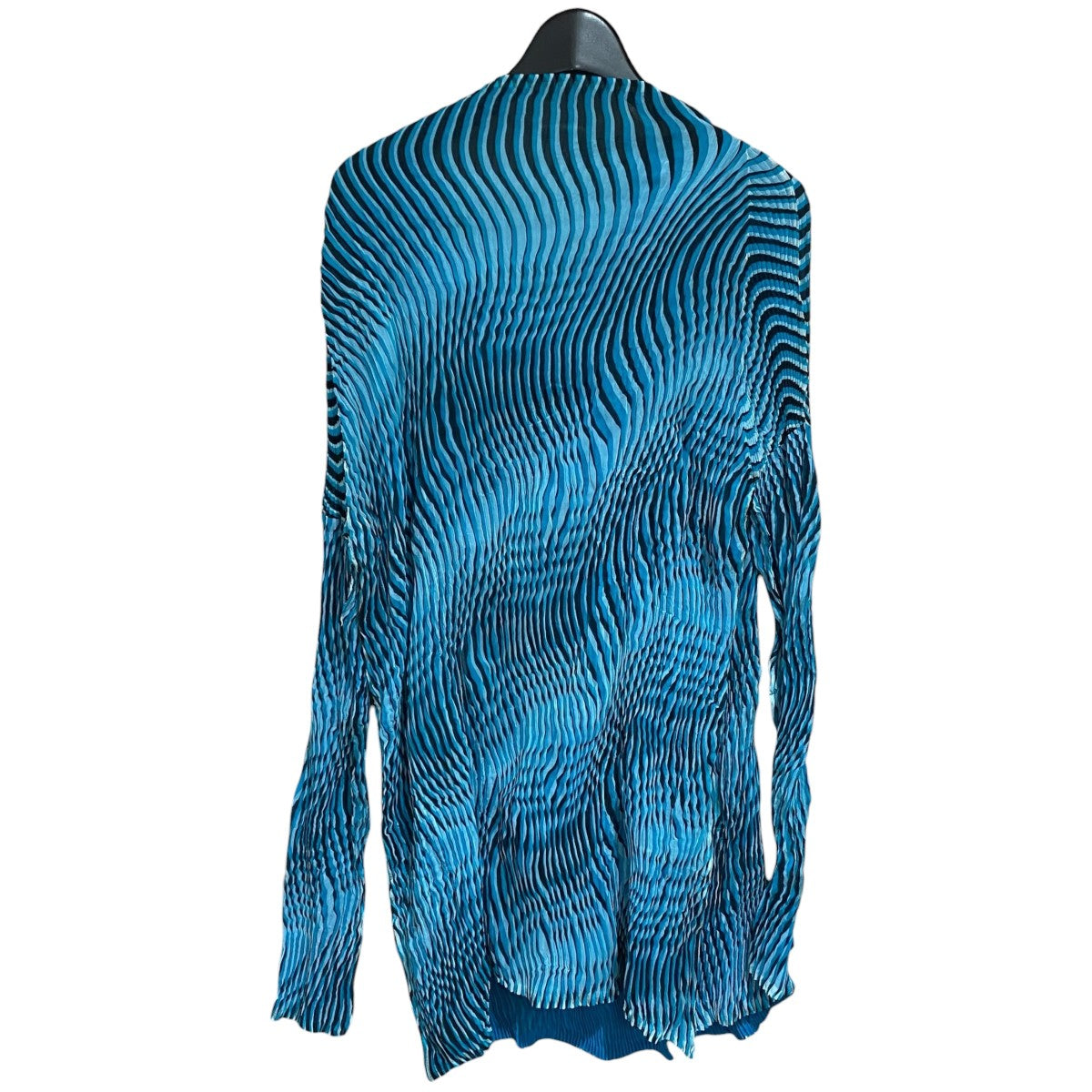 ISSEY MIYAKE 総柄プリーツカーディガンIM81FJ113 古着・中古-2枚目のアイテム画像