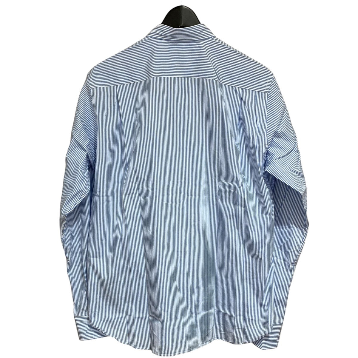 COMME des GARCONS HOMME パッチワーク ストライプシャツ長袖シャツHT-B009 ｽﾄﾗｲﾌﾟﾊﾟｯﾁﾜｰｸｼｬﾂ 古着・中古-2枚目のアイテム画像