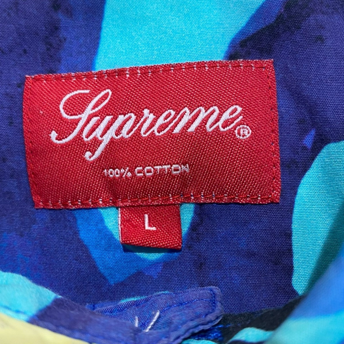 Supreme Painted Logo Shirt総柄長袖シャツ 古着・中古-6枚目のアイテム画像