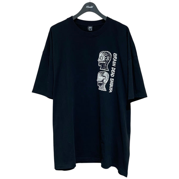 【定価2.4万】 Brain Dead クルーネック 2XL BRAIN DEAD(ブレインデッド) Tetsunori T-Shirt ブラック サイズ XXL