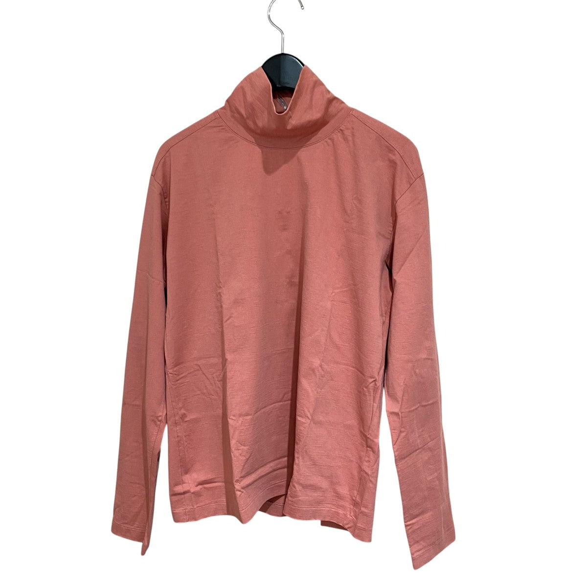 ORGANIC COTTON COMPACT JERSEY HALF ZIP HI NECK L／S TEEA21AT02OG
