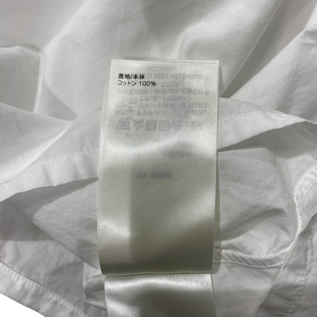 22AWコットンプレースドエンブロイダリー　半袖シャツRM222Q
