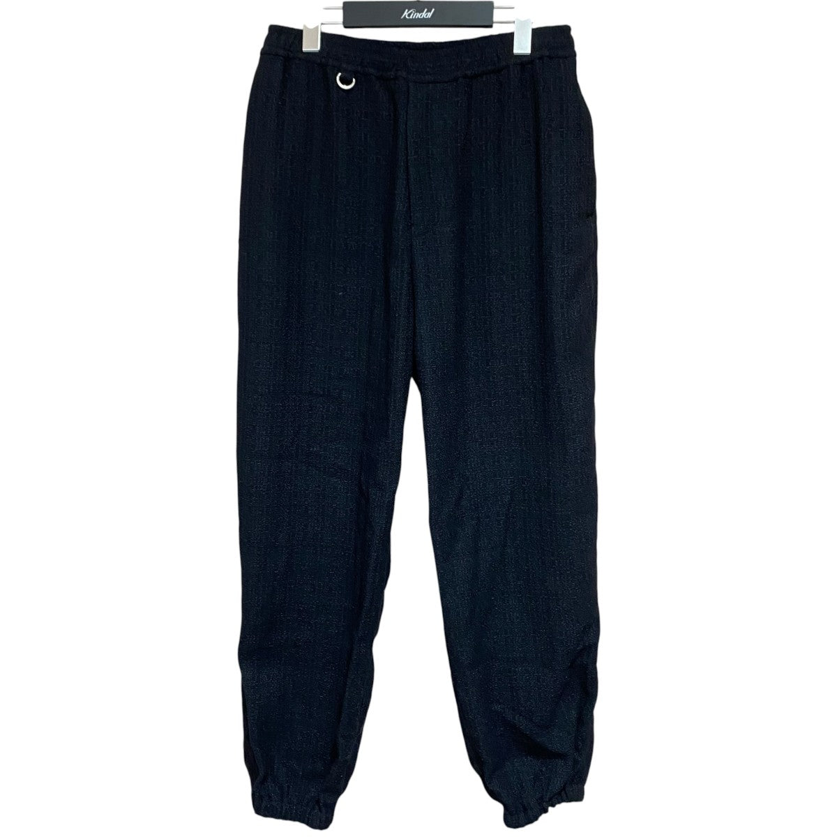 FANCY TWEED LOOSE-FIT JOGGER PANTS