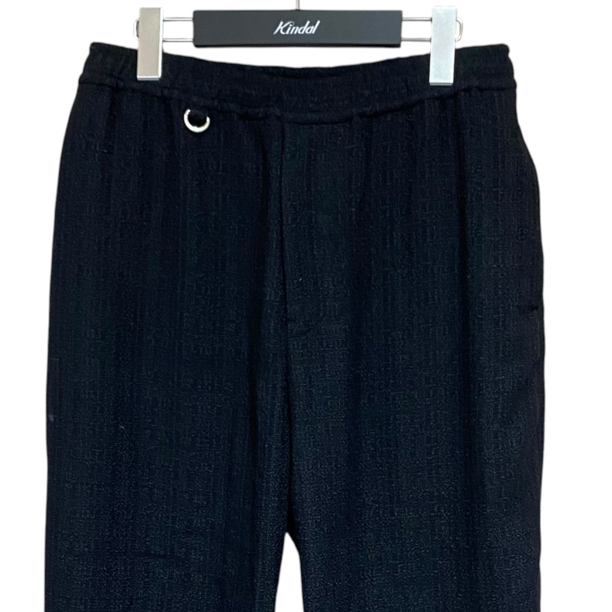 FANCY TWEED LOOSE-FIT JOGGER PANTS