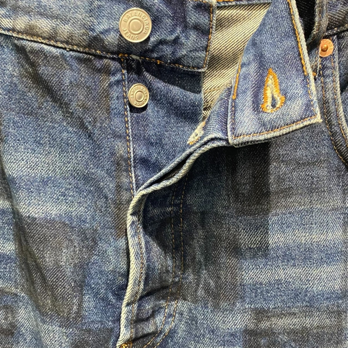 チェッカーデニムパンツ594615 TCW03