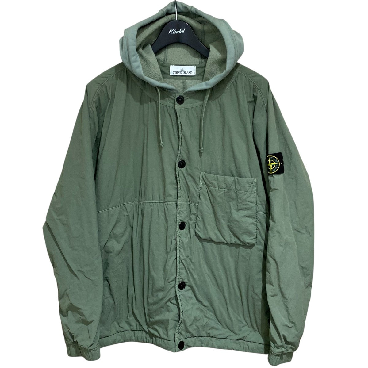 STONE ISLAND ガーメントダイロゴパッチジャケット751510403 古着・中古-1枚目のアイテム画像