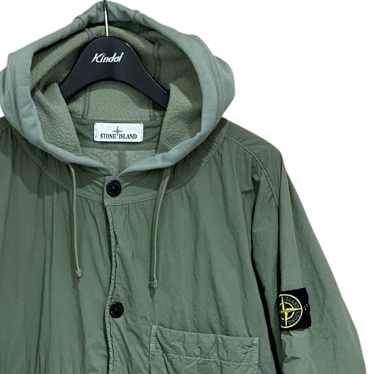 STONE ISLAND ガーメントダイロゴパッチジャケット751510403 古着・中古-3枚目のアイテム画像