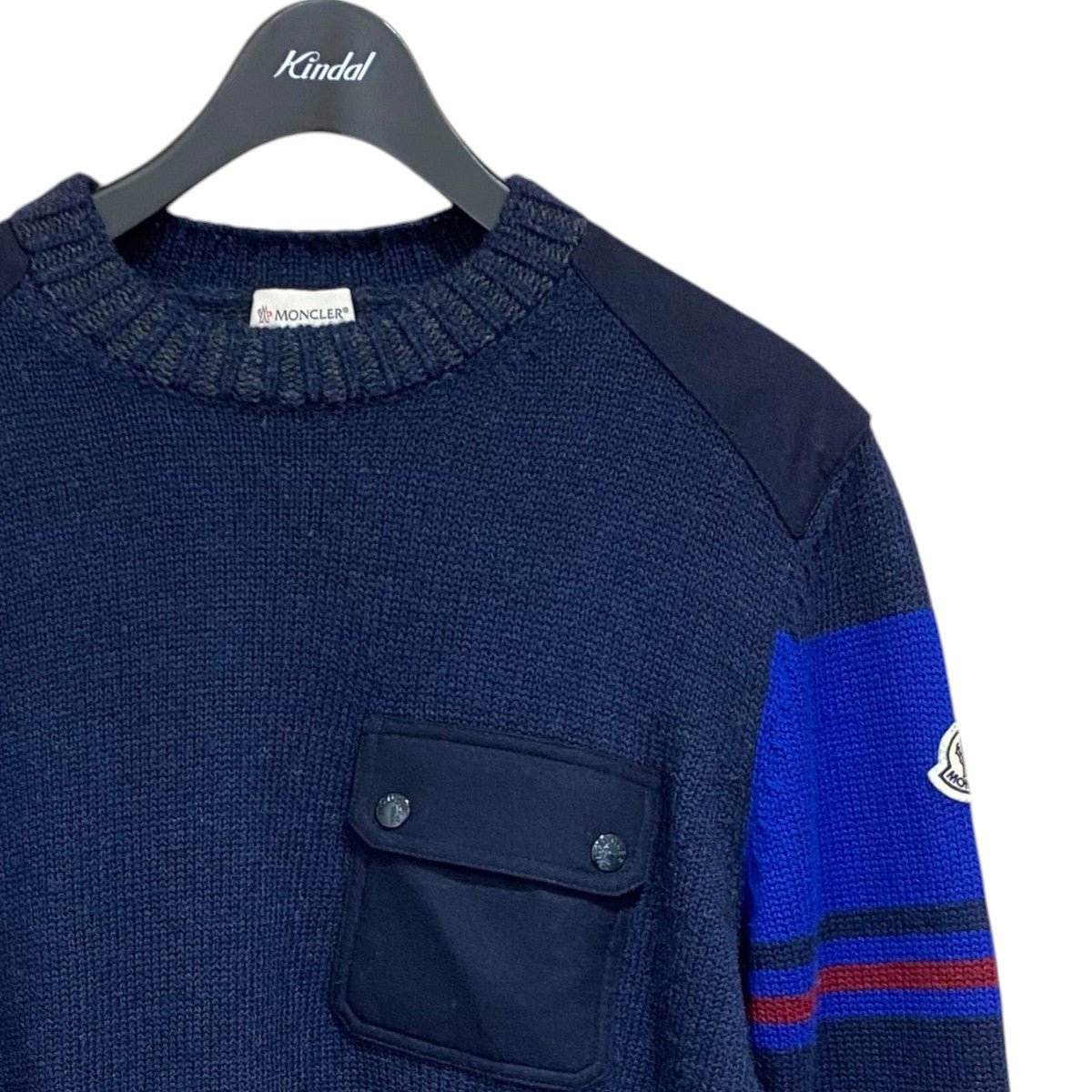 MONCLER GIROCOLLO TRICOTH20919C00023 古着・中古-3枚目のアイテム画像