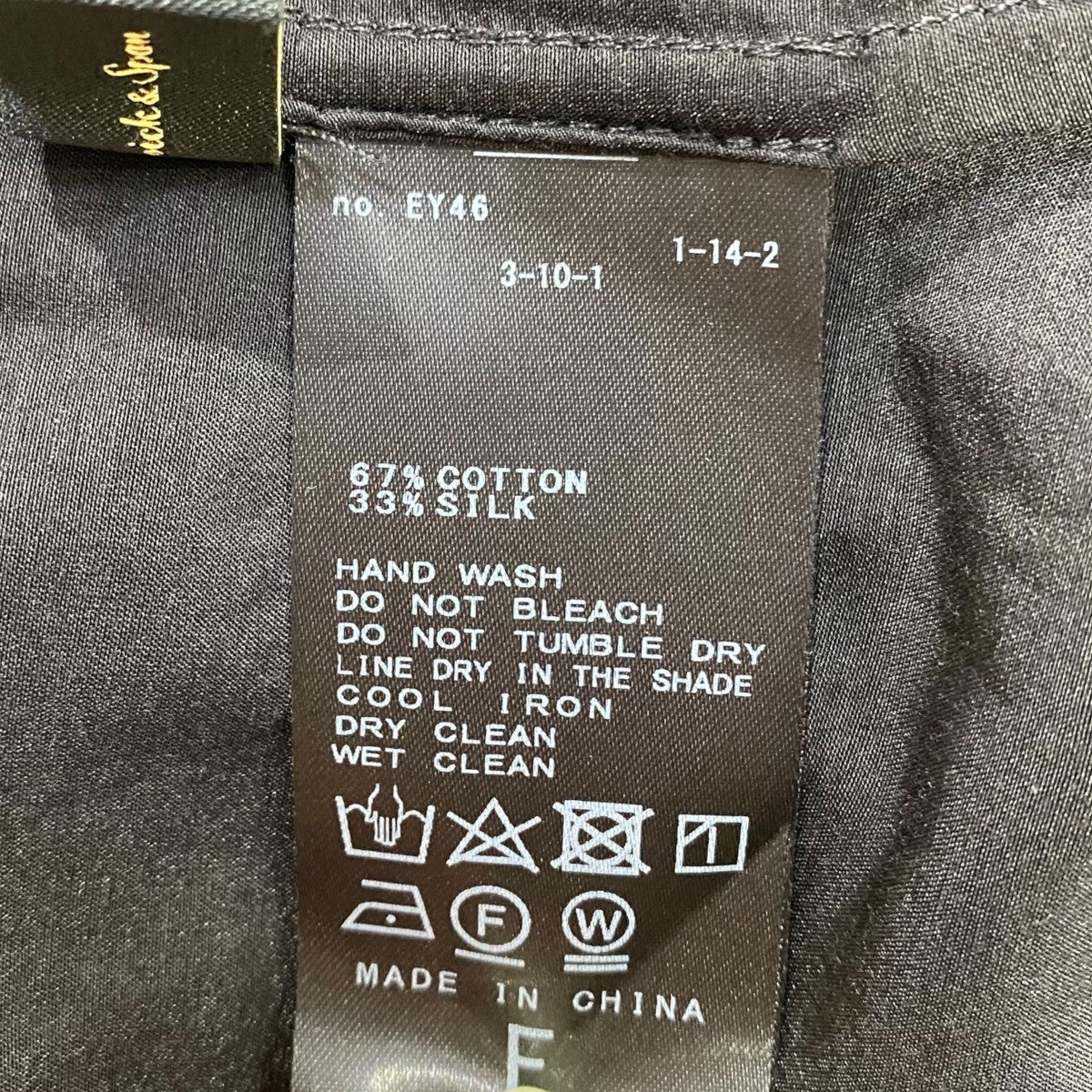 Spick and Span 参考定価15，400円長袖ブラウス コットンシルクティアードフリルスリーブブラウス24-051-200-2120 古着・中古-5枚目のアイテム画像