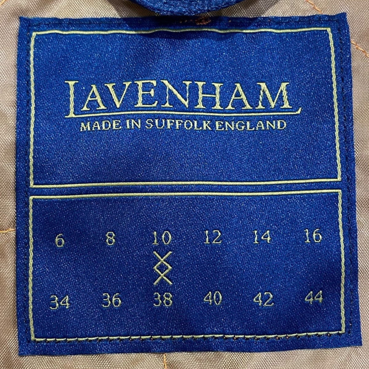 LAVENHAM 参考定価39，600円Unwadded Cropped Raydon Gilet WomensLV11124 142 古着・中古-5枚目のアイテム画像