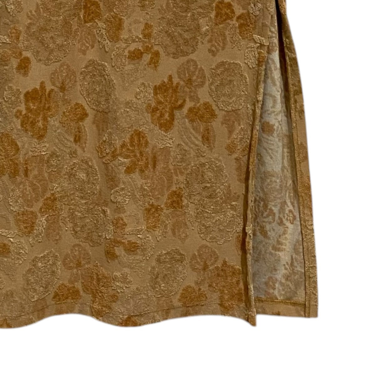 mame kurogouchi Flowered Velour Jacquard SkirtMM22SS-JS007 古着・中古-4枚目のアイテム画像