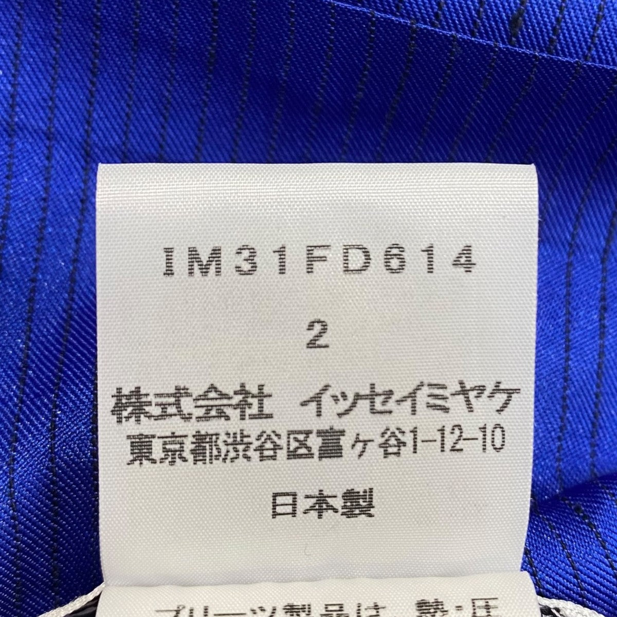 ISSEY MIYAKE プリーツジャケットIM21FD614 古着・中古-5枚目のアイテム画像