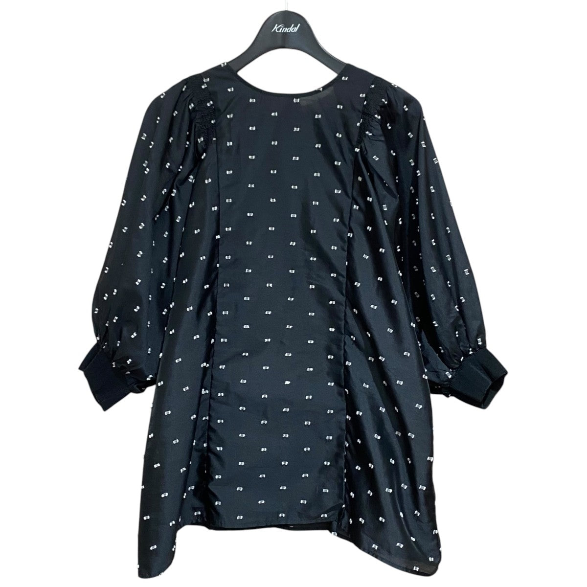 UNITED ARROWS ハシゴ カットジャカード ブラウス1516-162-5239 古着・中古-1枚目のアイテム画像