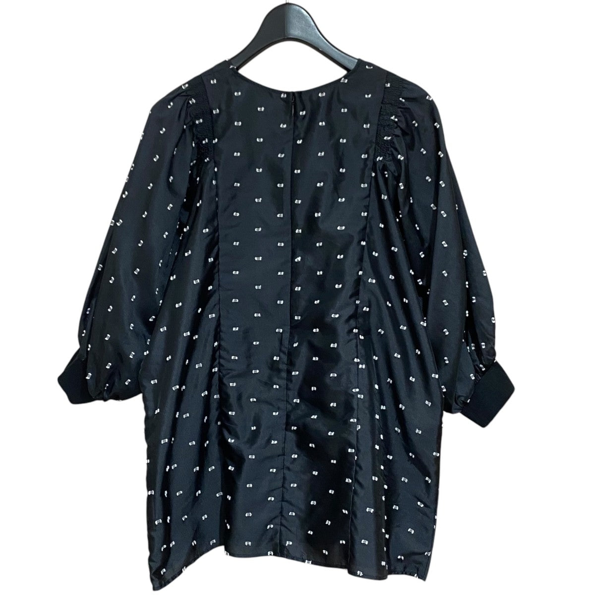 UNITED ARROWS ハシゴ カットジャカード ブラウス1516-162-5239 古着・中古-2枚目のアイテム画像