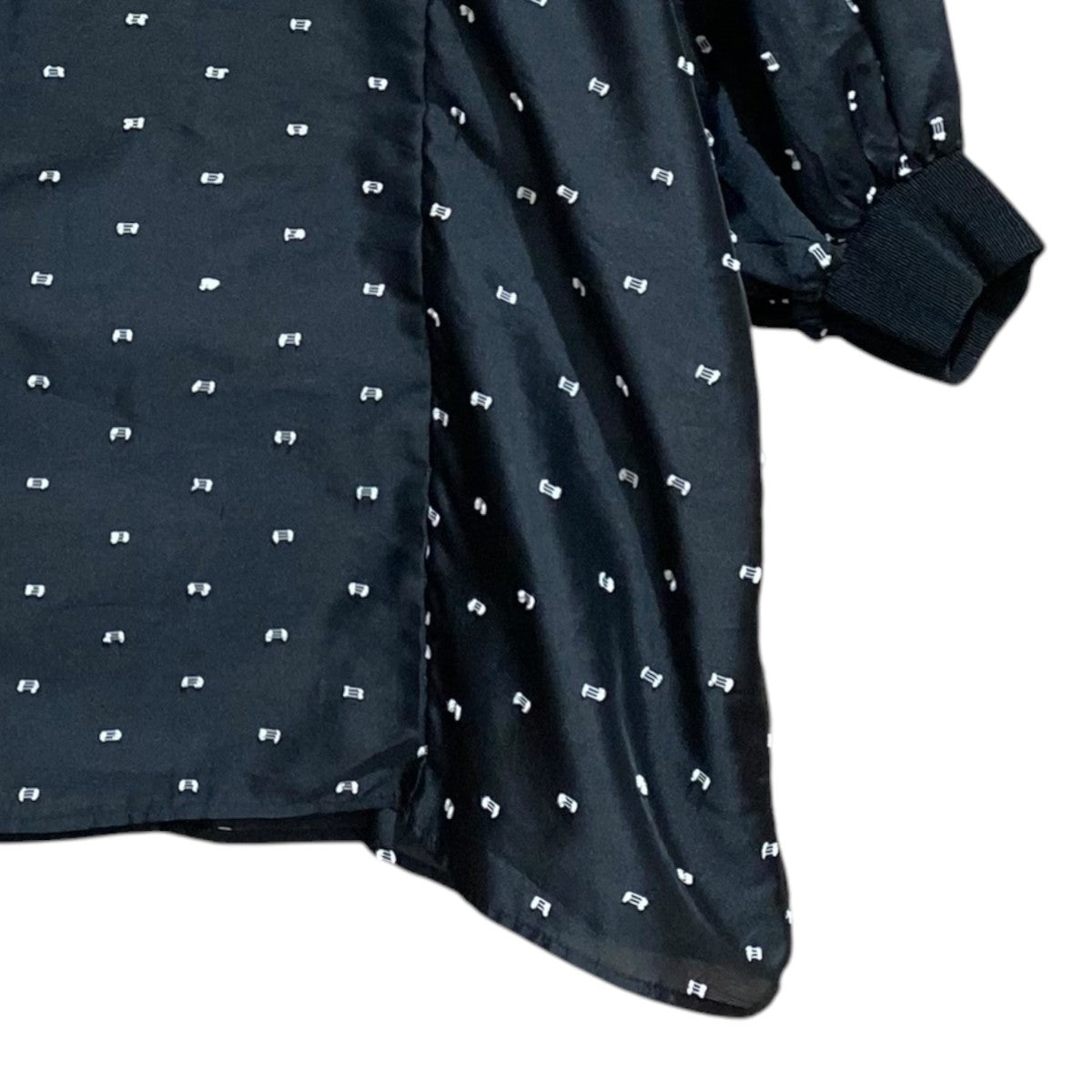 UNITED ARROWS ハシゴ カットジャカード ブラウス1516-162-5239 古着・中古-4枚目のアイテム画像