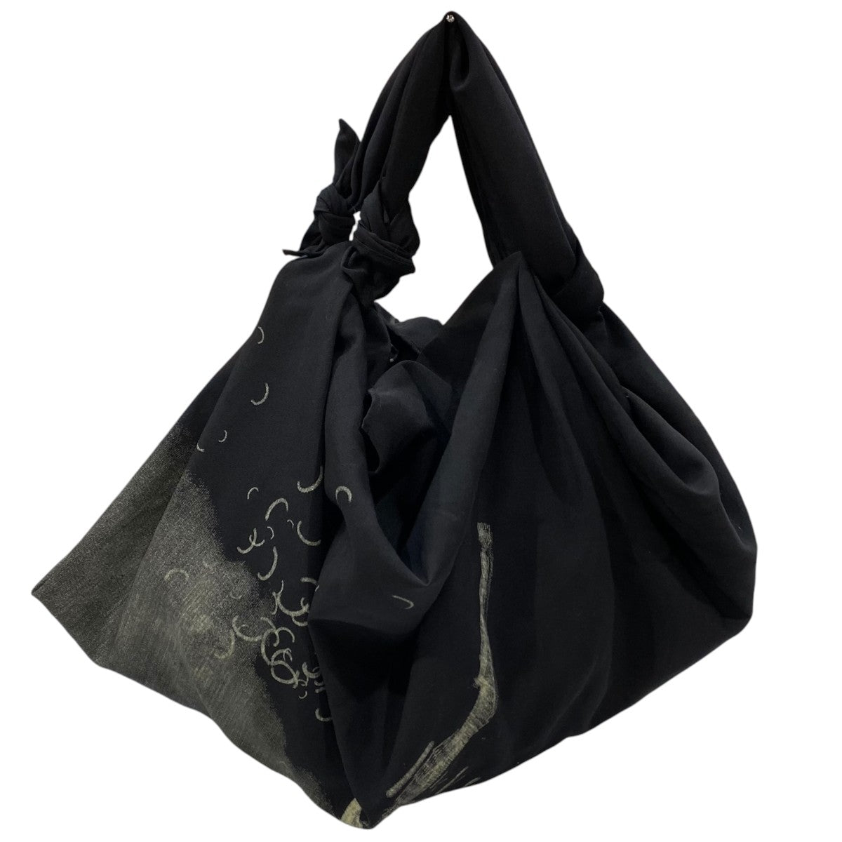 WOOL GABARDINE Y PRINT MINI FUROSHIKI BAG風呂敷