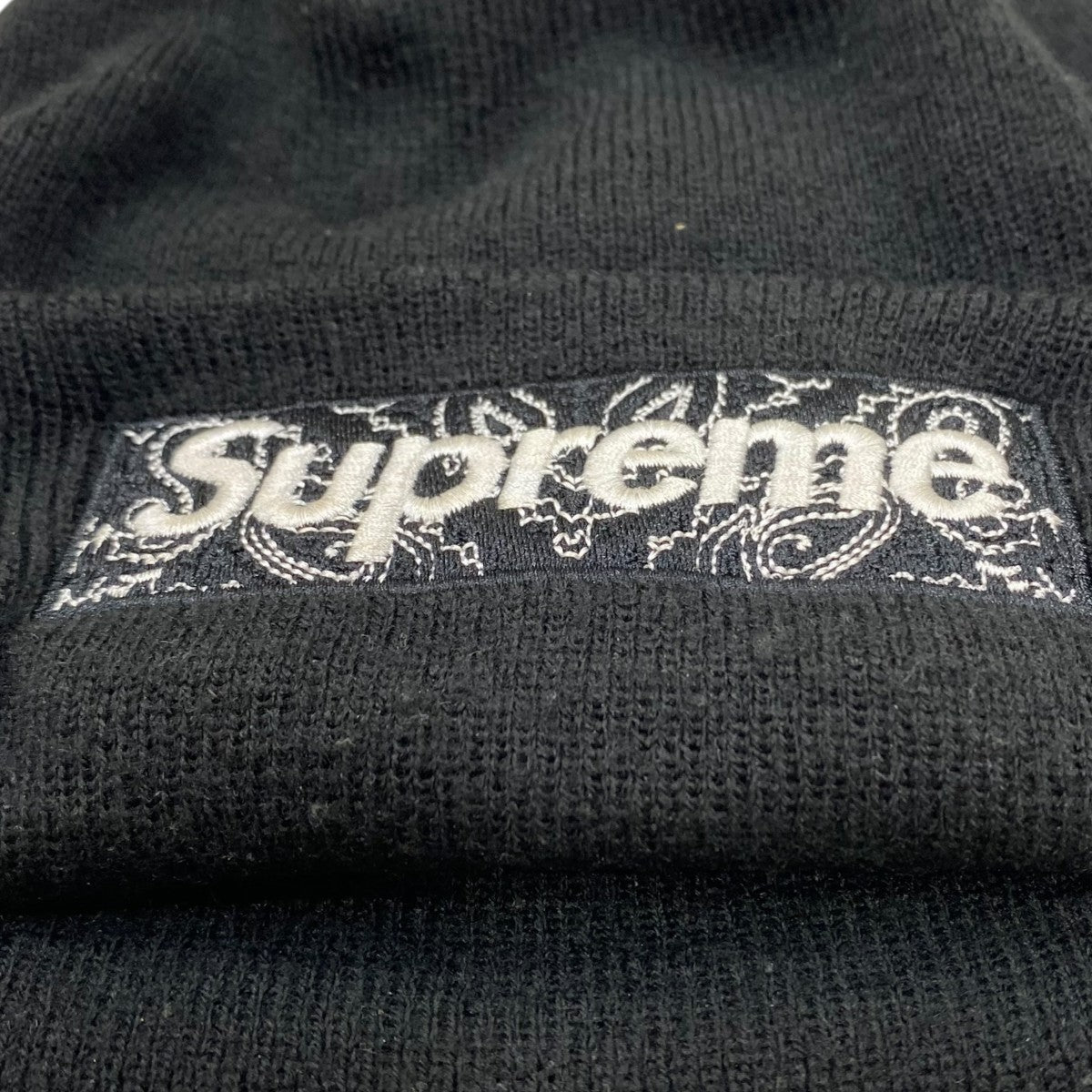 Bandana Box Logo Beanieアクリルニット帽G2908172019
