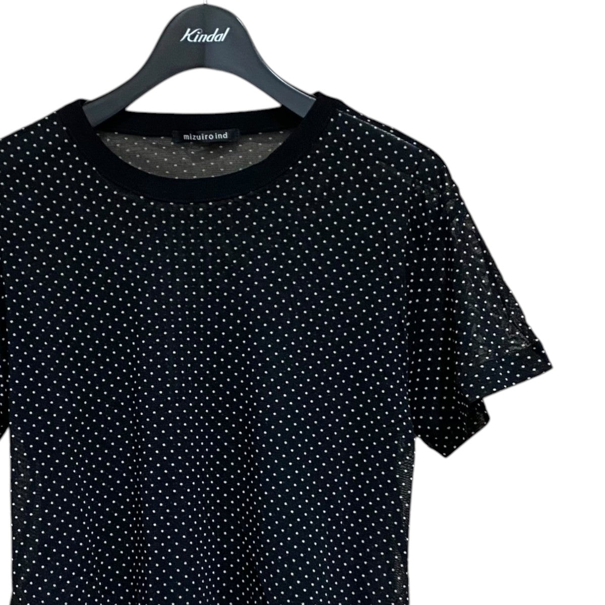 MESH DOT C／NECK TTシャツ2-210104