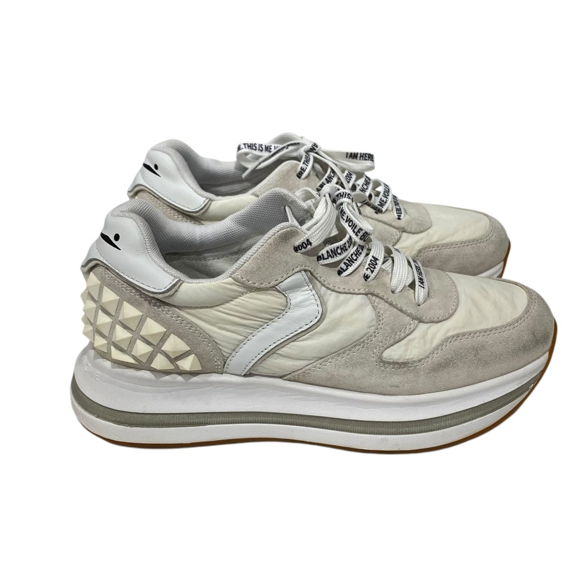 VOILE BLANCHE スタッズ スニーカー 古着・中古-3枚目のアイテム画像