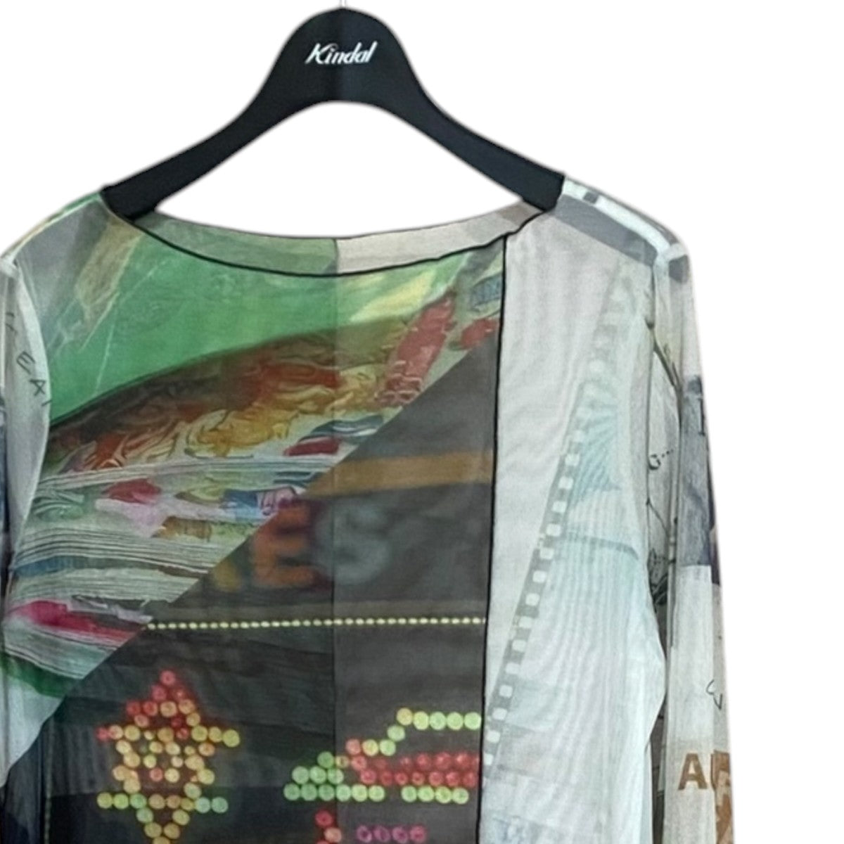2WAY EMOTIONAL COLLAGE SHEER TOP0126103510260