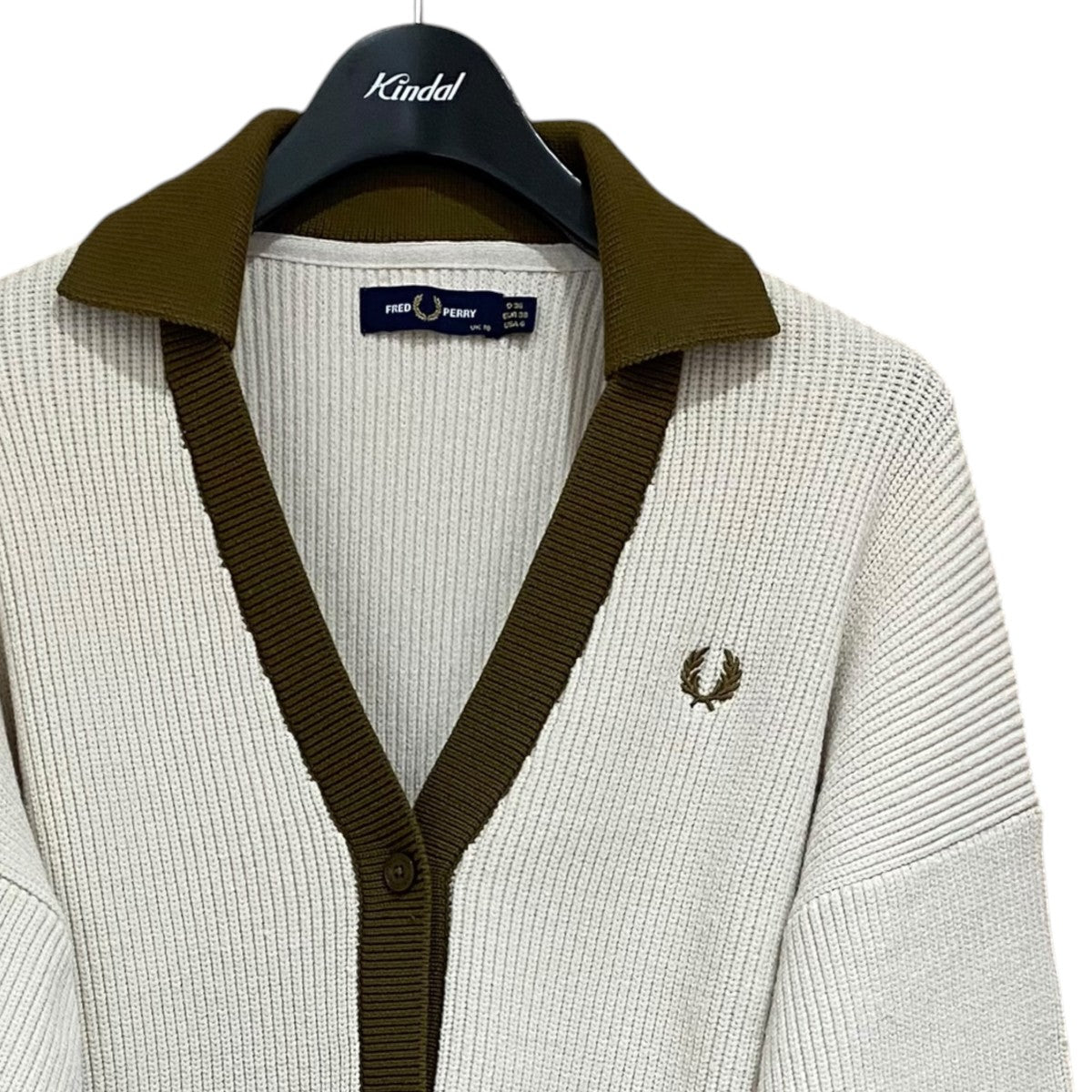 Ribbed Collar CardiganカーディガンF7248