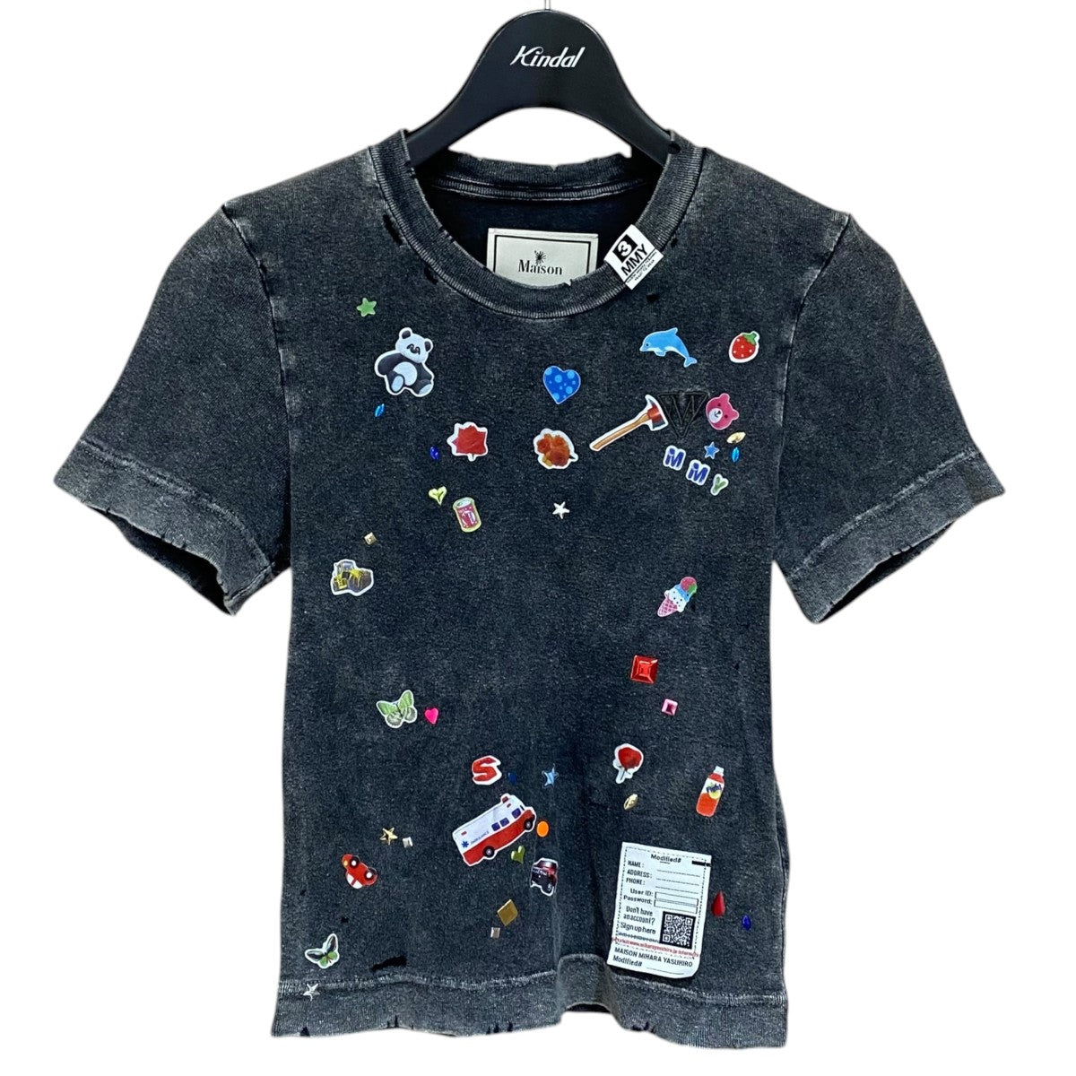 BLEACHED KIDS STICKER MINI TEEK16TS782
