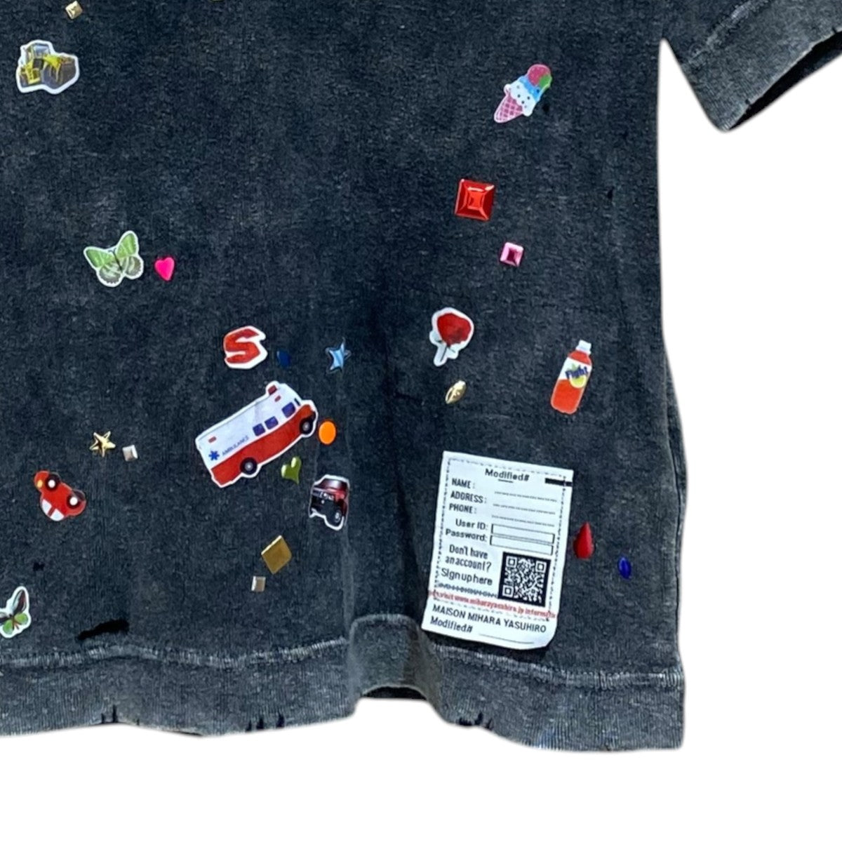 BLEACHED KIDS STICKER MINI TEEK16TS782