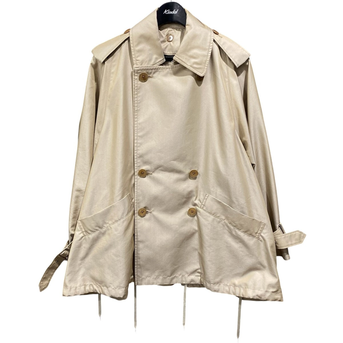 Giza cotton short trench coatS26SS-OT04