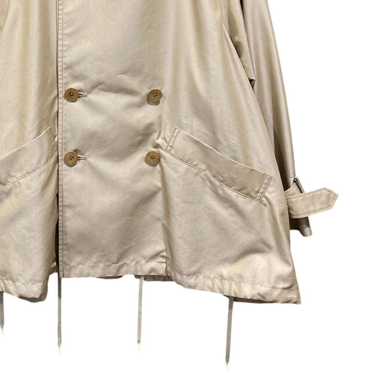 Giza cotton short trench coatS26SS-OT04