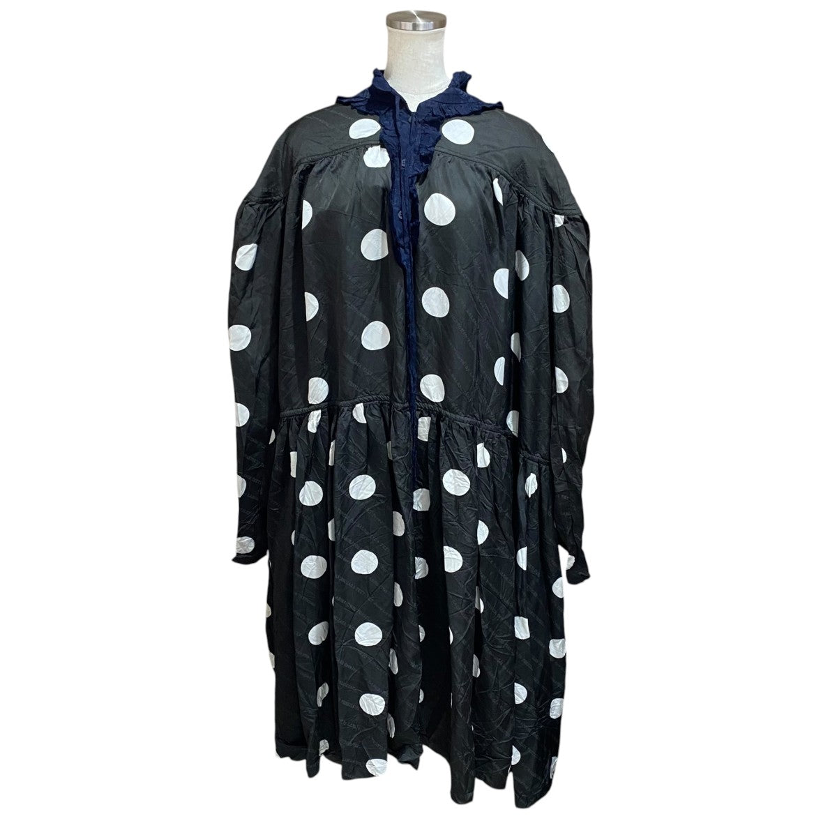 Backwrap Dress ドットワンピ−ス698284