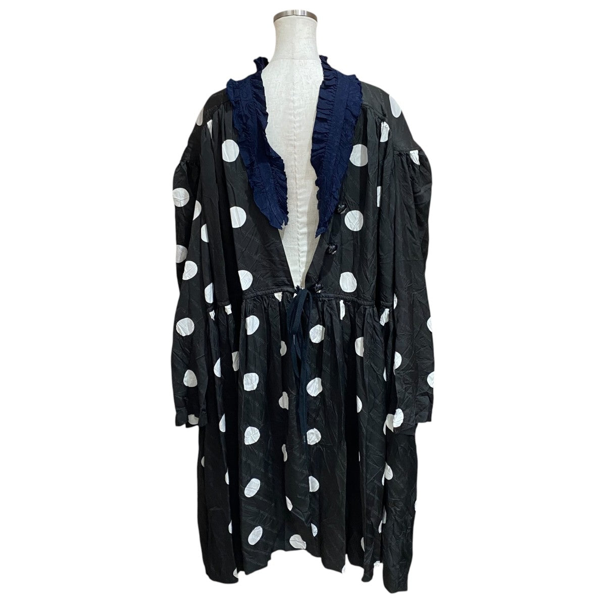 Backwrap Dress ドットワンピ−ス698284