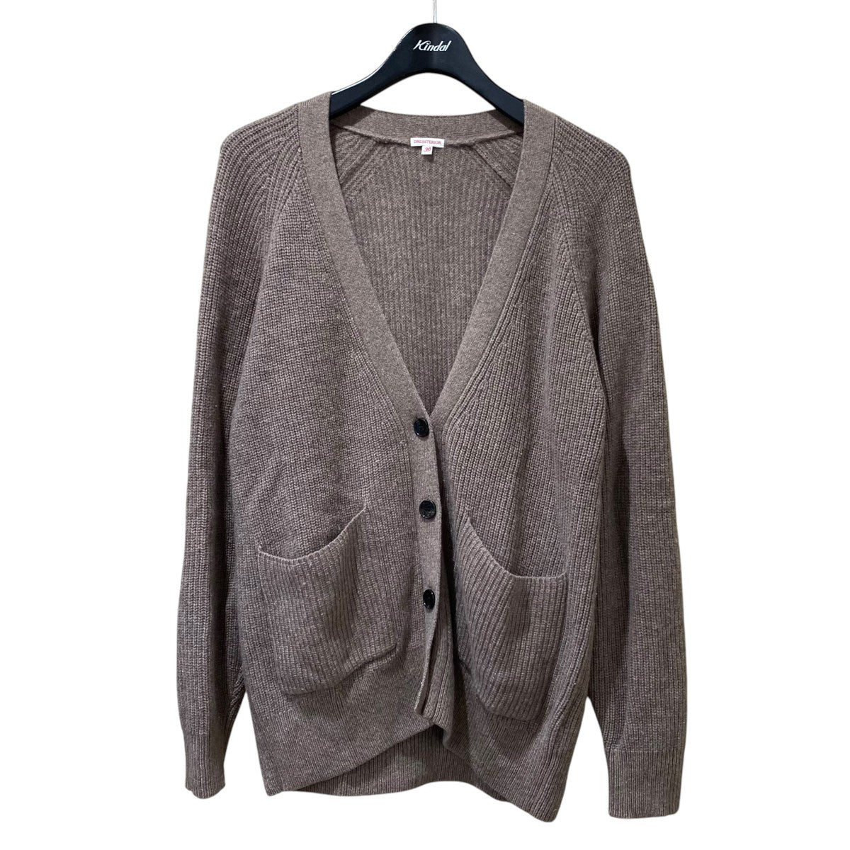 ウールカシミヤ混ロングカーディガン085-37006