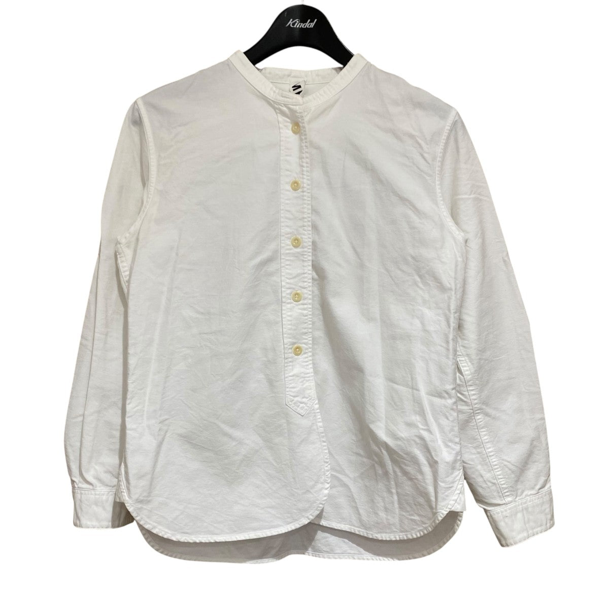 バンドカラーシャツ595-7253506