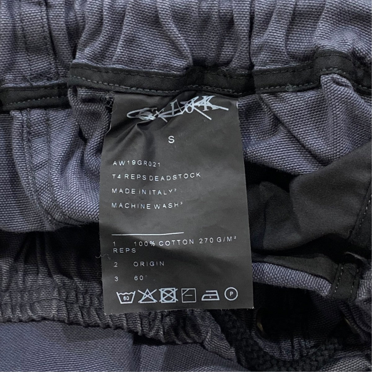 カーゴパンツAW19GR021