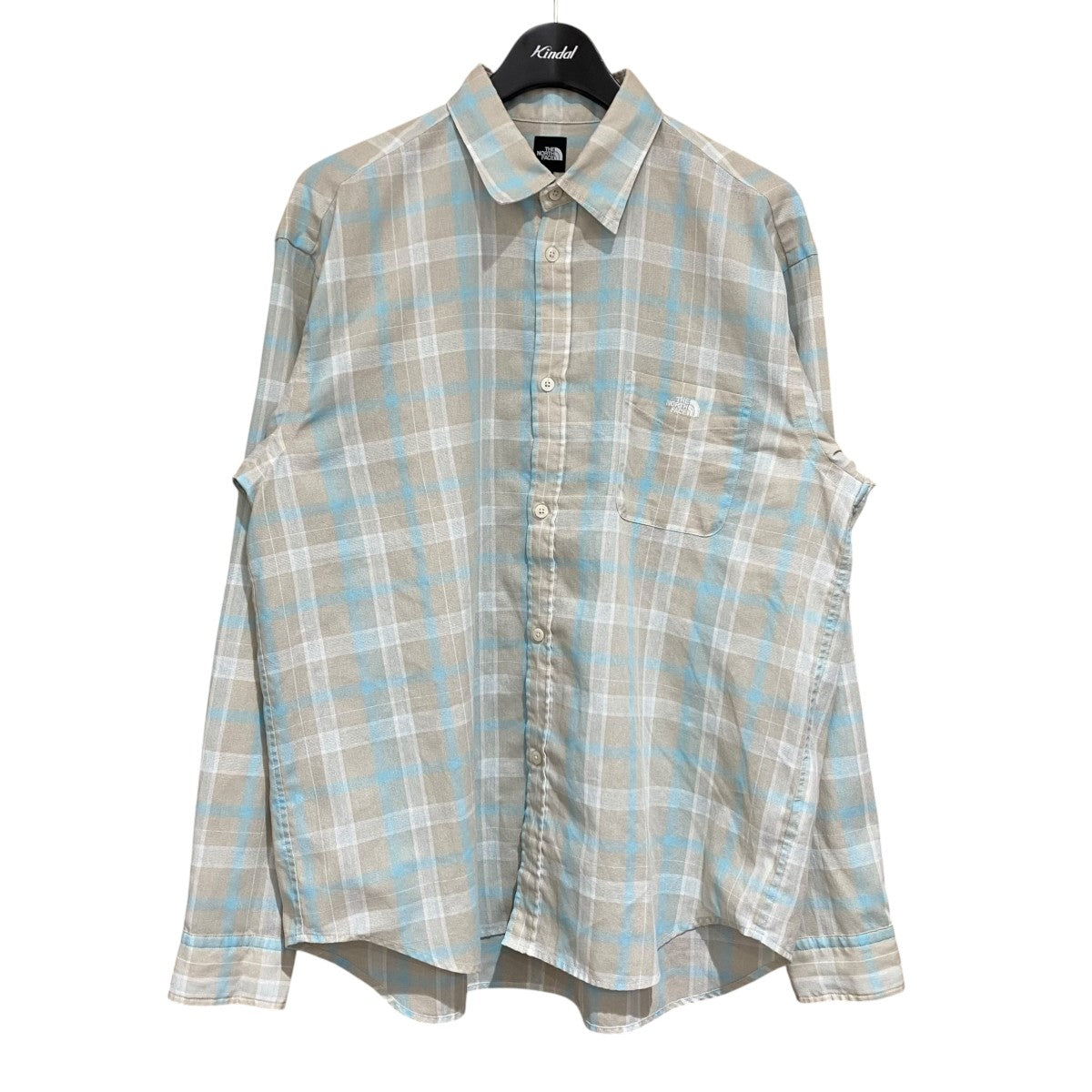 ロングスリーブフラッシュドライチェックシャツ長袖シャツNR12630