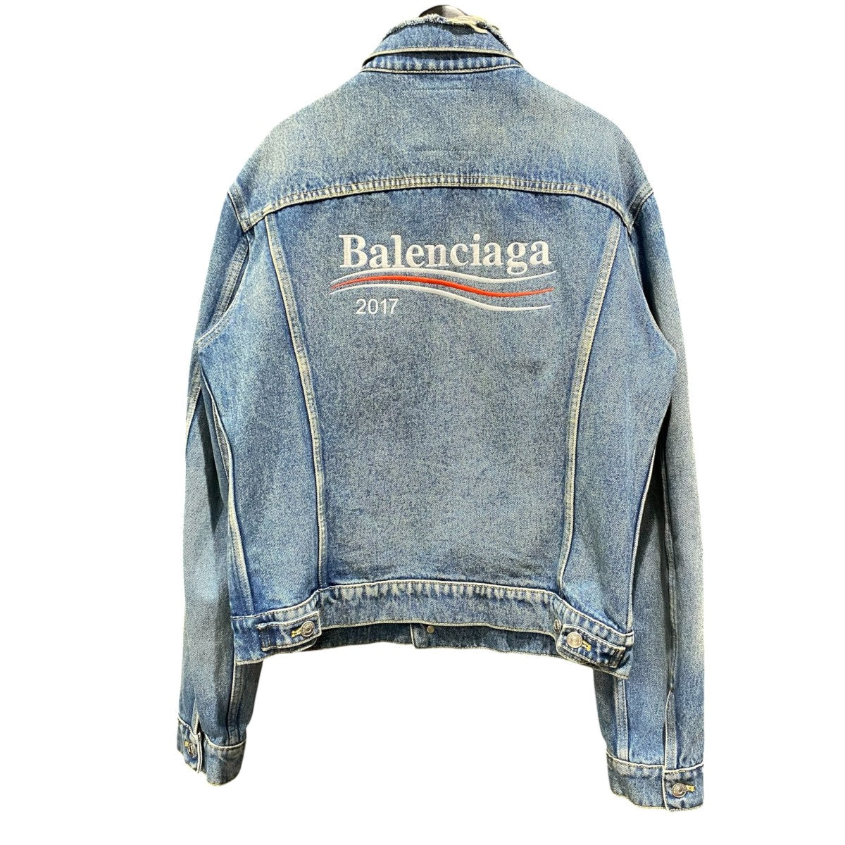 BALENCIAGA(バレンシアガ) Campaign Logo Denim Jacket487342 487342