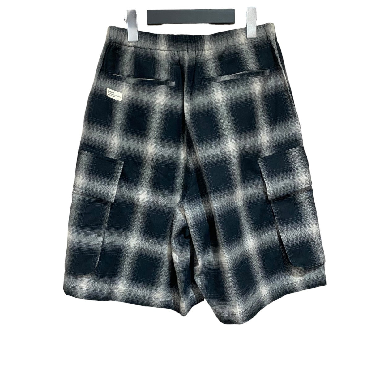 ショートパンツ　ORGANIC COTTON FLANNEL CHECK CARGO SP