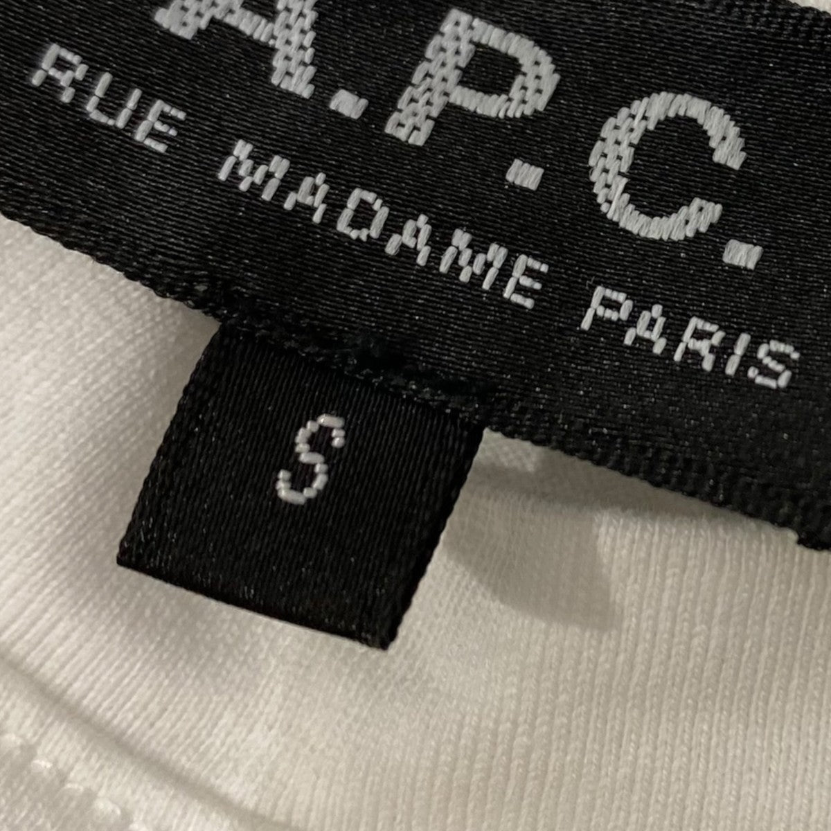 A．P．C． ロゴTシャツ25082-1-97261 古着・中古-6枚目のアイテム画像